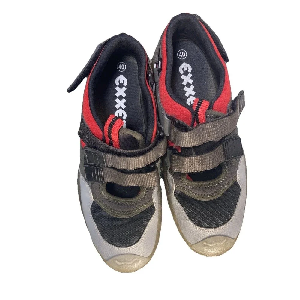 Unique Vintage Multicolor Sneakers Y2K Early 2000s‎ Exxen Brand Clear Sole Sz 40
